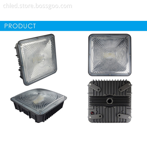 DLC 50w gas station led canopy light
